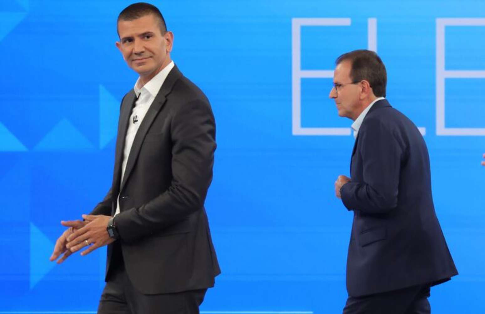 Debate na TV Globo com os candidatos ao Governo do Rio de Janeiro