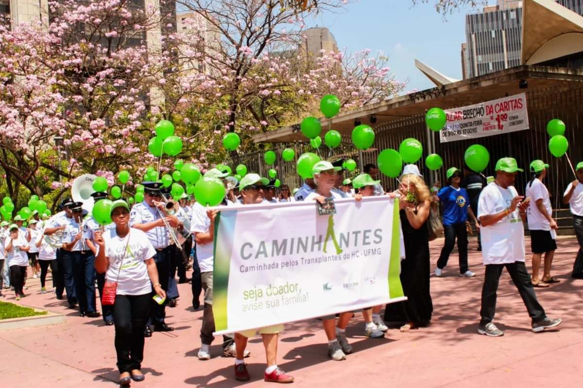 BH terá caminhada pela doação de órgãos neste sábado (19/9)