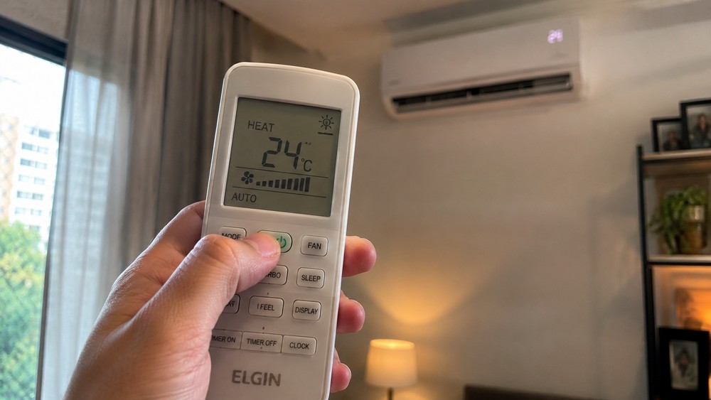 Entenda como ativar a funçao heat do controle do ar-condicionado — Foto: Arte/TechTudo