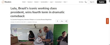 ‘Dramática reviravolta’ e ‘surpreendente’: imprensa internacional repercute vitória de Lula