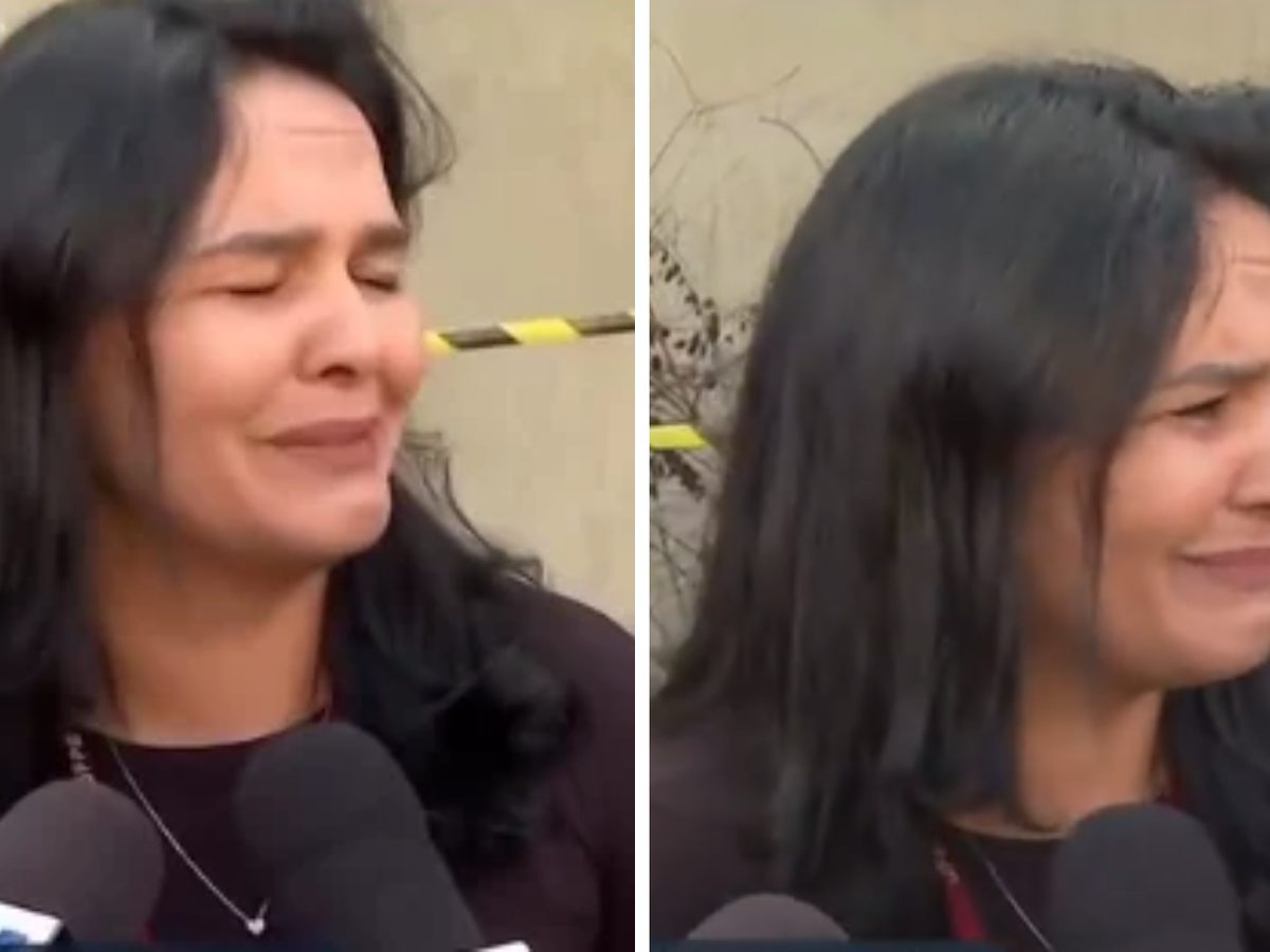 Professora chora após incêndio destruir prédio de pesquisas na UFPE; assista