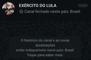 Ao TSE, PGE se manifesta contra suspensão do canal "Exército do Lula"