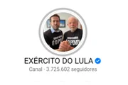 Ao TSE, PGE se manifesta contra suspensão do canal "Exército do Lula"