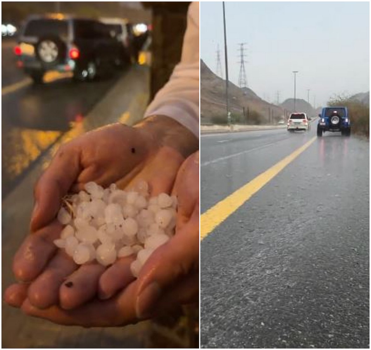 Ora, fortes chuvas varrem partes dos EAU, com mais chuvas esperadas