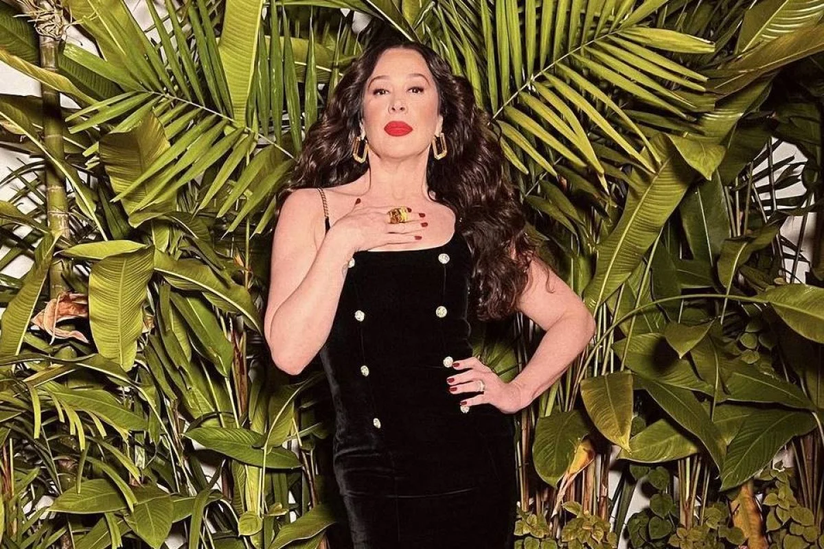 Foto colorida de Claudia Raia