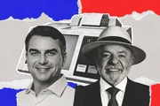 Flávio Bolsonaro e Lula