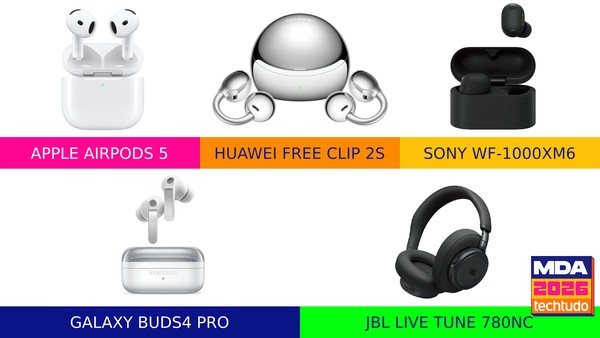 Qual é o melhor fone de ouvido de 2026? Veja finalistas do MDA TechTudo