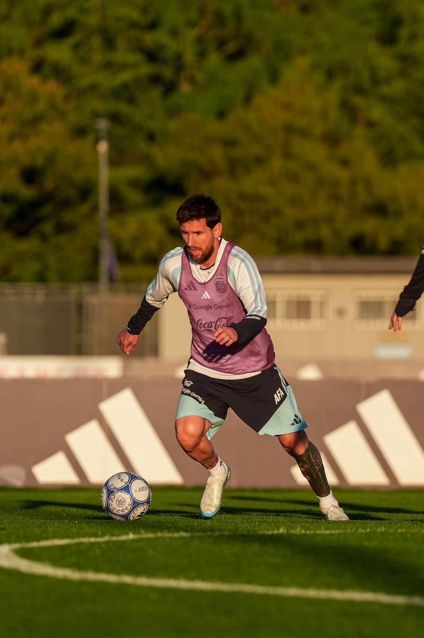 Những bước chạy cuối c&ugrave;ng của si&ecirc;u sao tr&ecirc;n thảm cỏ trong m&agrave;u &aacute;o tuyển Argentina