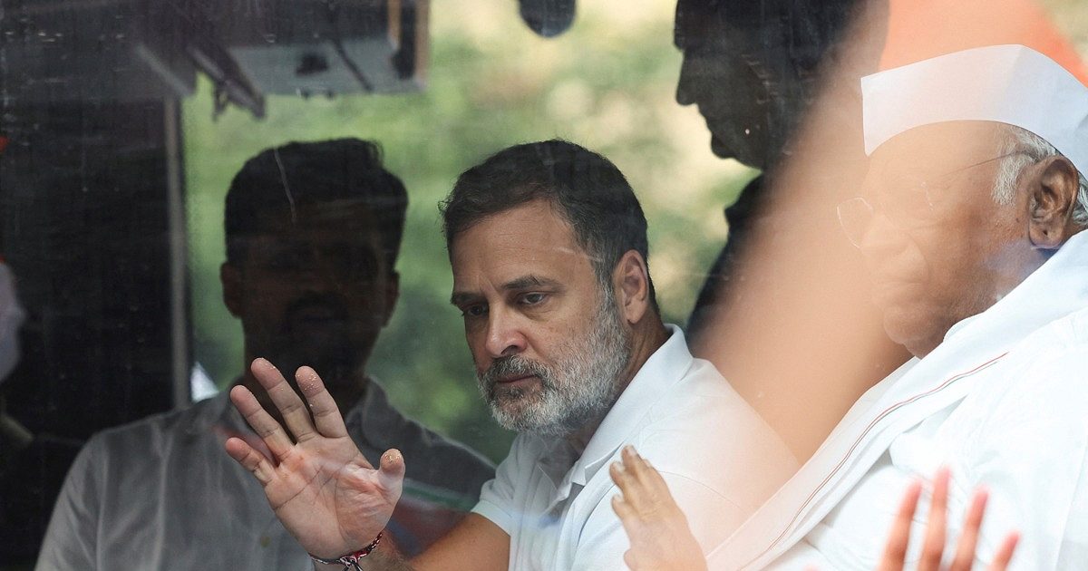 Após o protesto na Suprema Corte, Rahul irá receber um chá de alto para os parlamentares do bloco INDIA